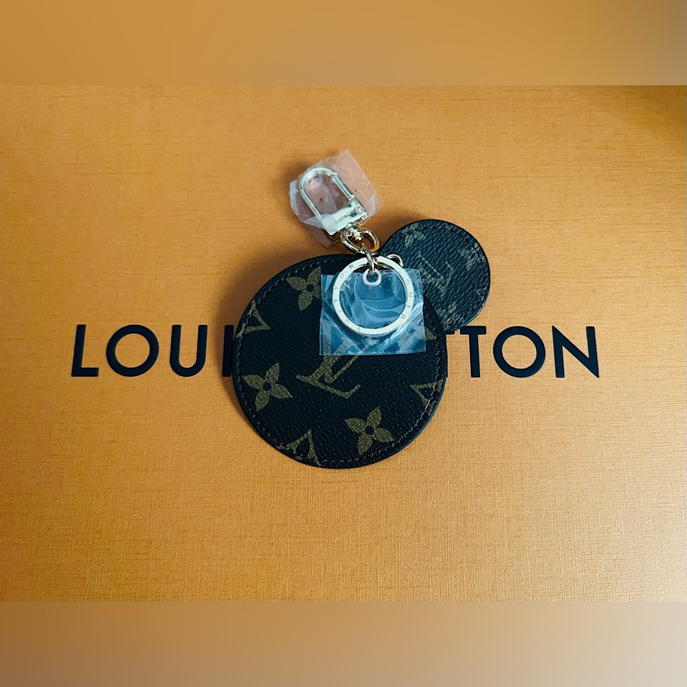 Fashion/Novelty LV Monogram Double Pendant Bag Charm or Keychain